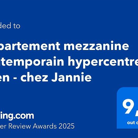 Appartement Mezzanine Contemporain Hypercentre Caen - Chez Jannie Exterior foto